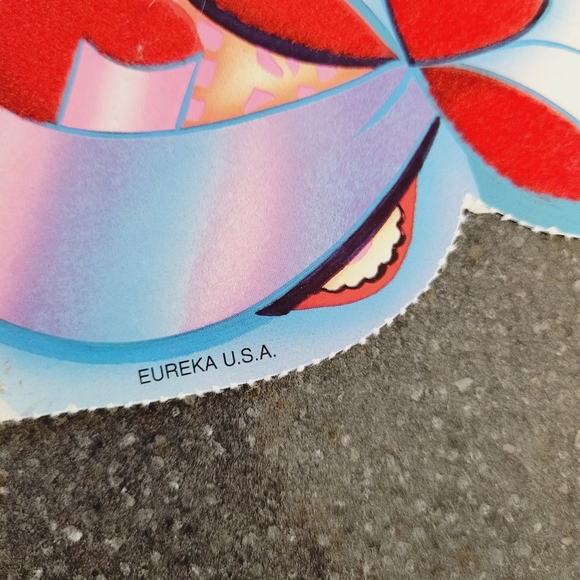 Valentines Day Cutout Decorations Vintage Eureka Set of 4 - Picture 3 of 7